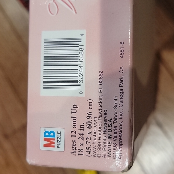 Valerie Tabor-Smith Fairy Puzzle 750 Pieces Milton Bradley Hasbro-Sealed Vintage - Picture 13 of 13